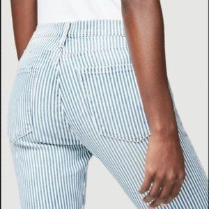 Pilcro and the Letterpress Anthropologie Pinstripe Mid-Rise Skinny Pants Size 27